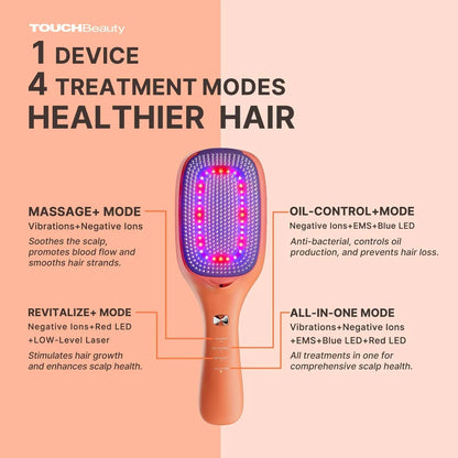 TOUCHBeauty VITA — Peine Láser Capilar