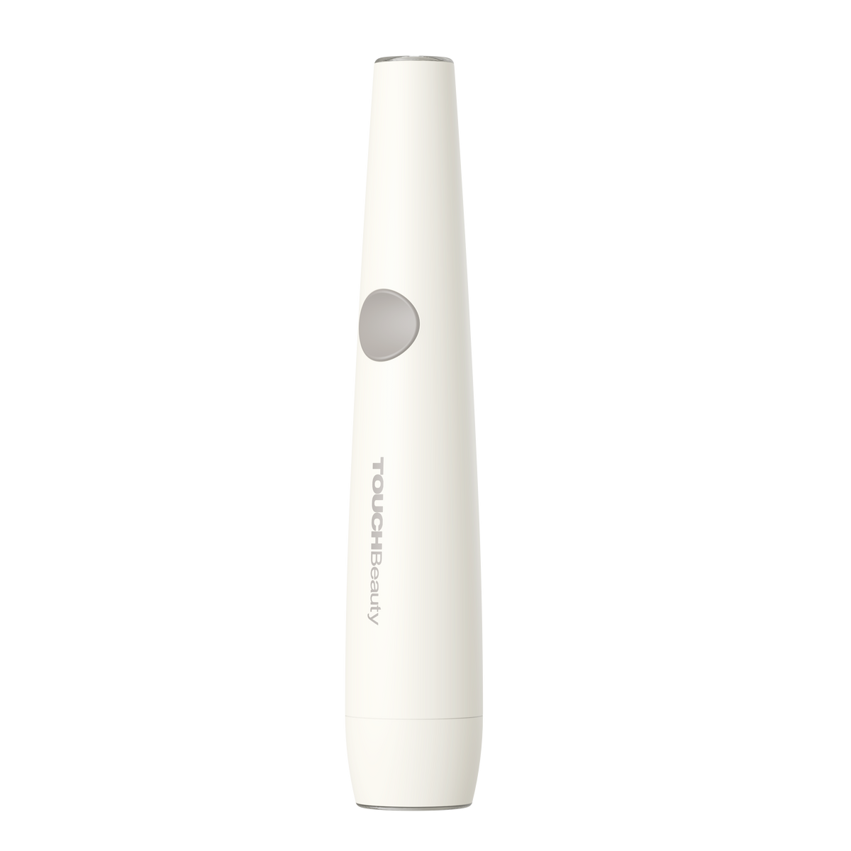 Lápiz de fototerapia TOUCHBeauty SPOT en blanco, con el botón de función en el cuerpo