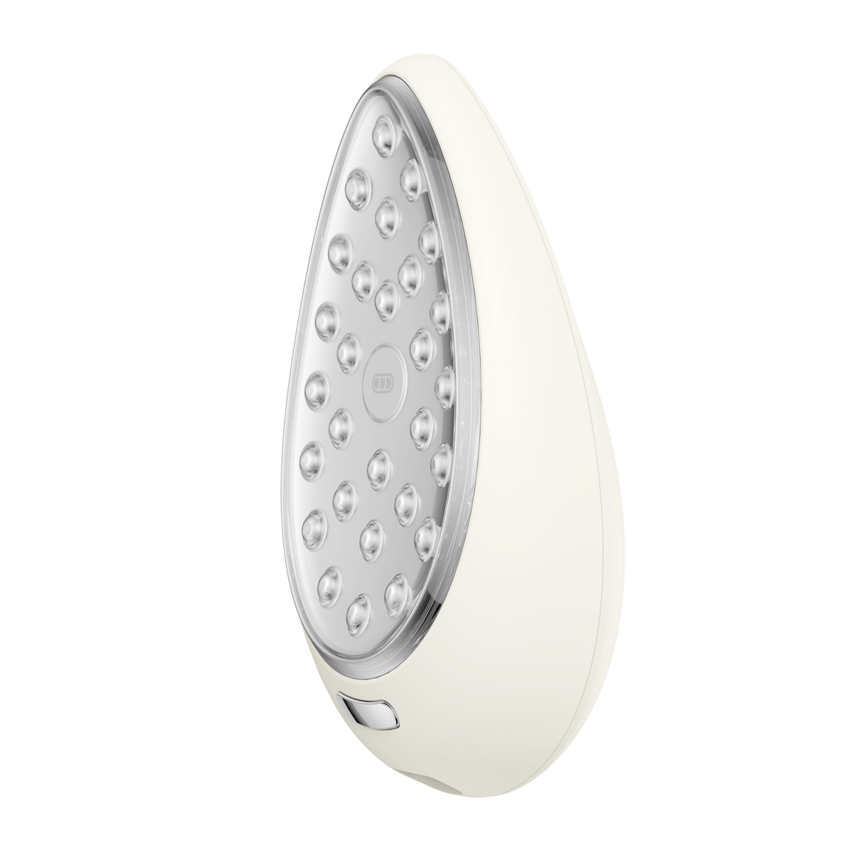 Perfil del equipo de fototerapia TOUCHBeauty LUMEN, con su forma ergonómica de gota