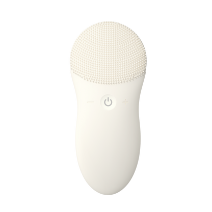 Limpiador facial sónico TOUCHBeauty PURE con la cara de limpieza de poros y los botones de intensidad