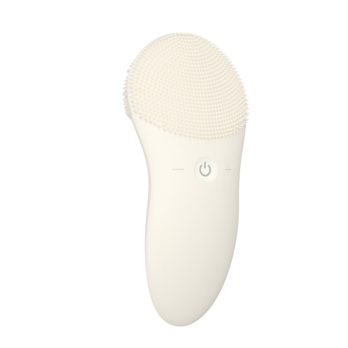 Limpiador facial TOUCHBeauty PURE en ángulo, con el relieve de silicona de la cara de limpieza