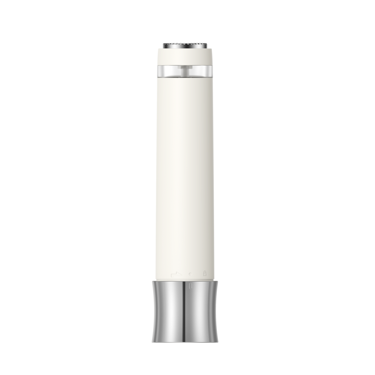 Recortadora facial TOUCHBeauty DUO con el cabezal de afeitado montado