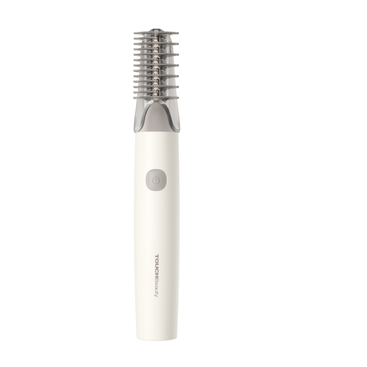 Recortadora TOUCHBeauty VIO con la guarda de peine montada sobre el cabezal