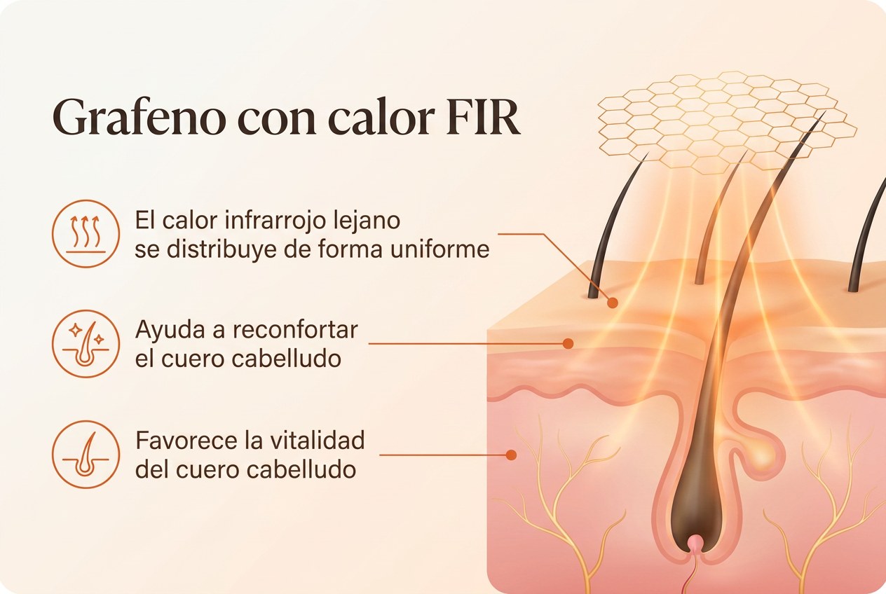 Grafeno con calor FIR